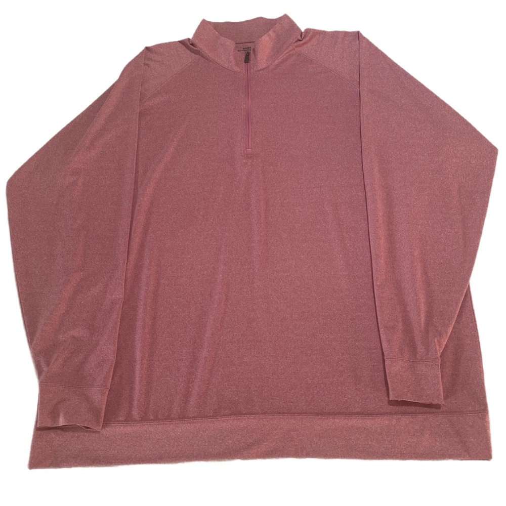 Hart Schaffner‎ Marx Jacket Mens XXL Red Luxury Performance Golf 1/4 Zip